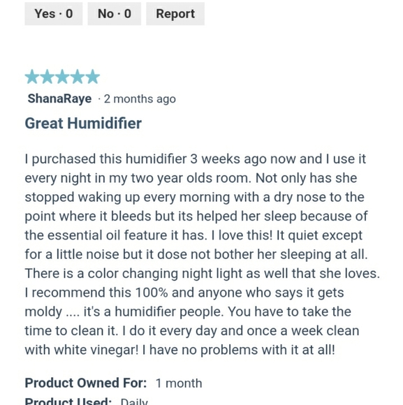 COPY - 0.5gal Cool Mist Ultrasonic Humidifier wit… - Picture 2 of 8